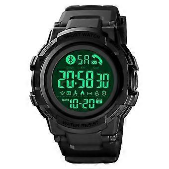 SKMEI 1501 Medidor de paso inteligente para hombres Aplicación de deportes al aire libre/recordatorio de llamadas Bluetooth