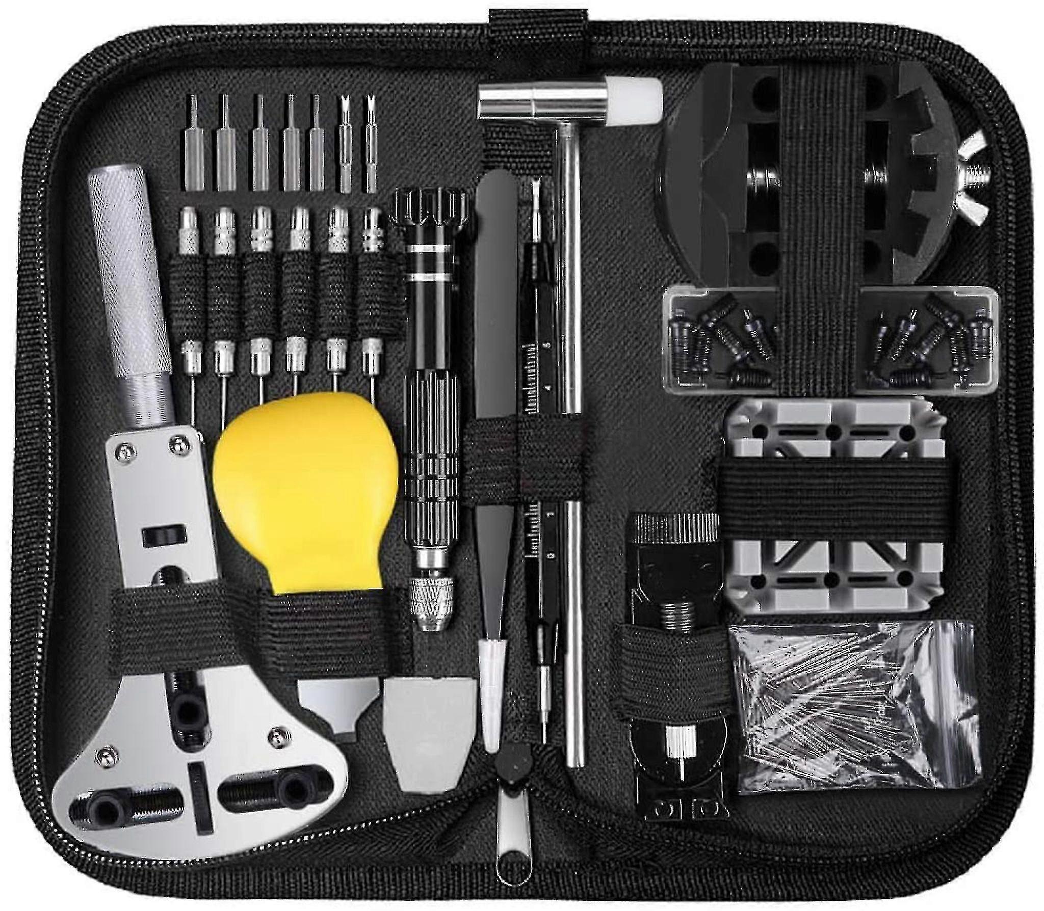 Watchmaker Tool Set 153 Piece Professional Watch Tool Larger Adjust...