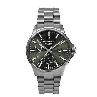 Bauhaus aviation Men's Analog Automatic Watch with Titanium Bracelet 2860M-4