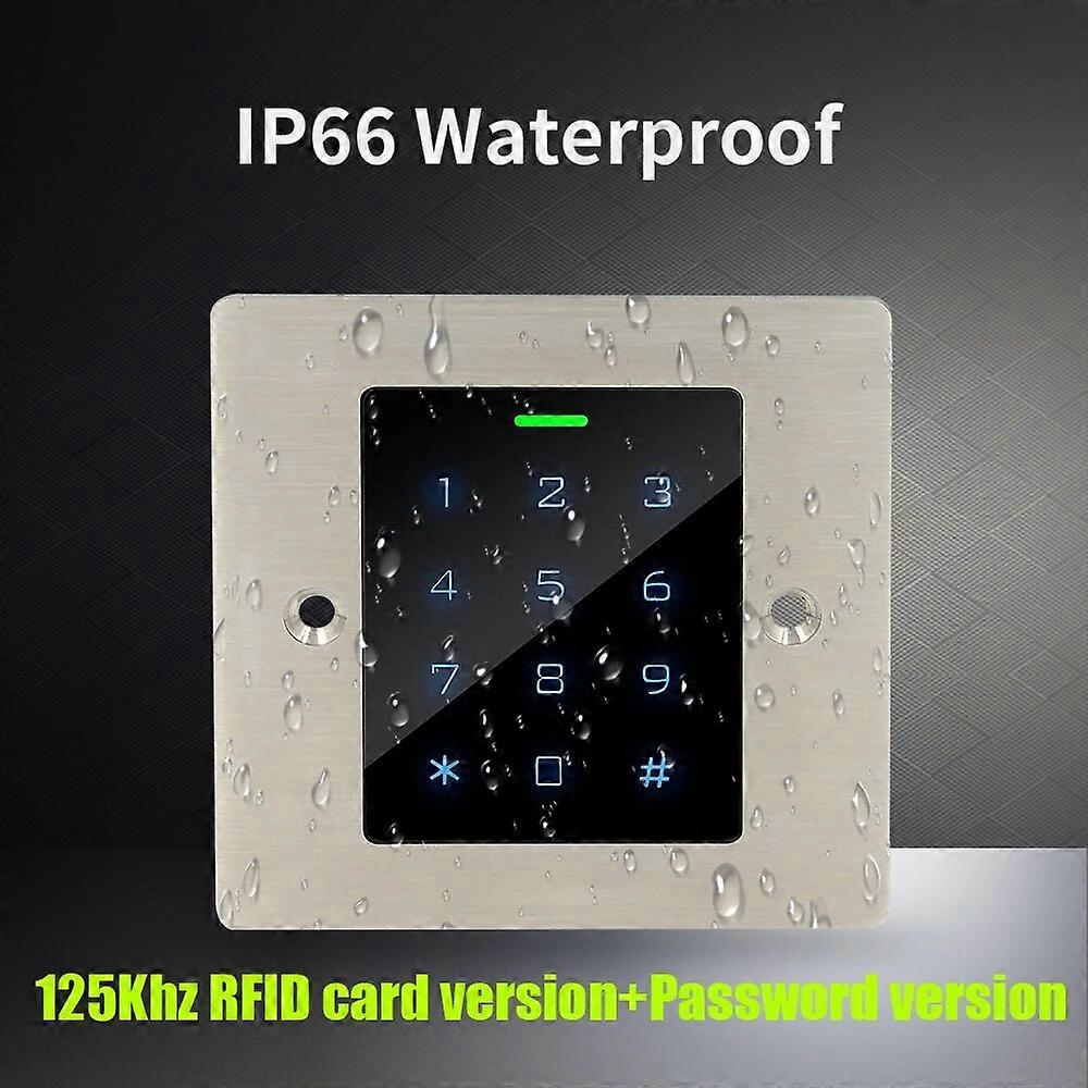 RFID Reader Keyless Door Opener Metal Access Controler 2000 Users IP66 Waterproof Embedded Reader Wiegand Output