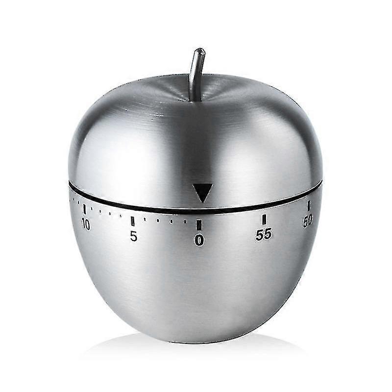 Cooking Timer Stainless Steel Mechanical Timer No Battery Required Apple Style