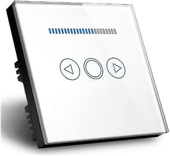 500w Led Touch Dimmer Switch Crystal Panel Led Light Switch White