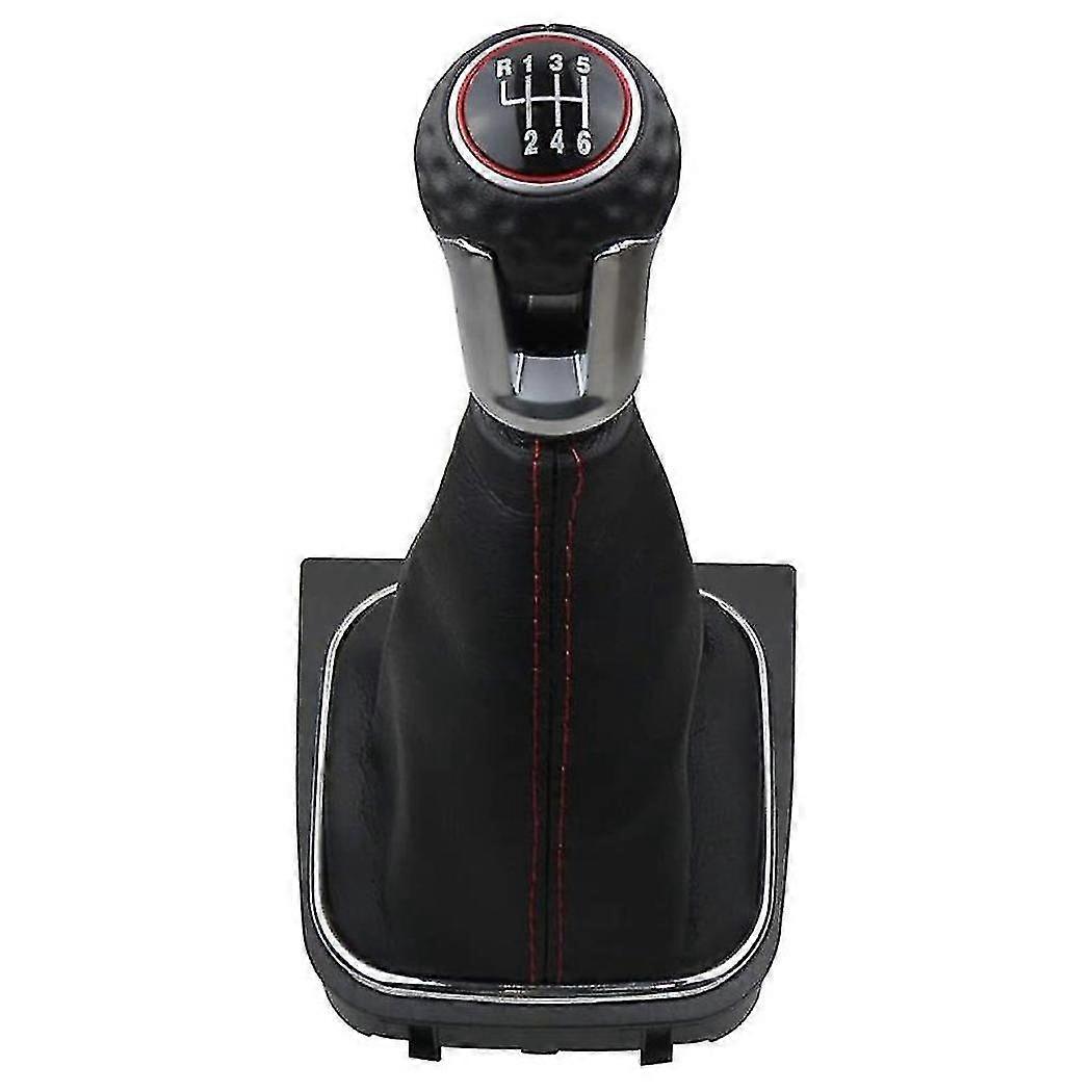 6 Speed Gear Shift Knob Gaiter Boot Cover Kit Gear Shift Knob For Golf 5 6 Mk5 Mk6 Gtd R32 R20 2004