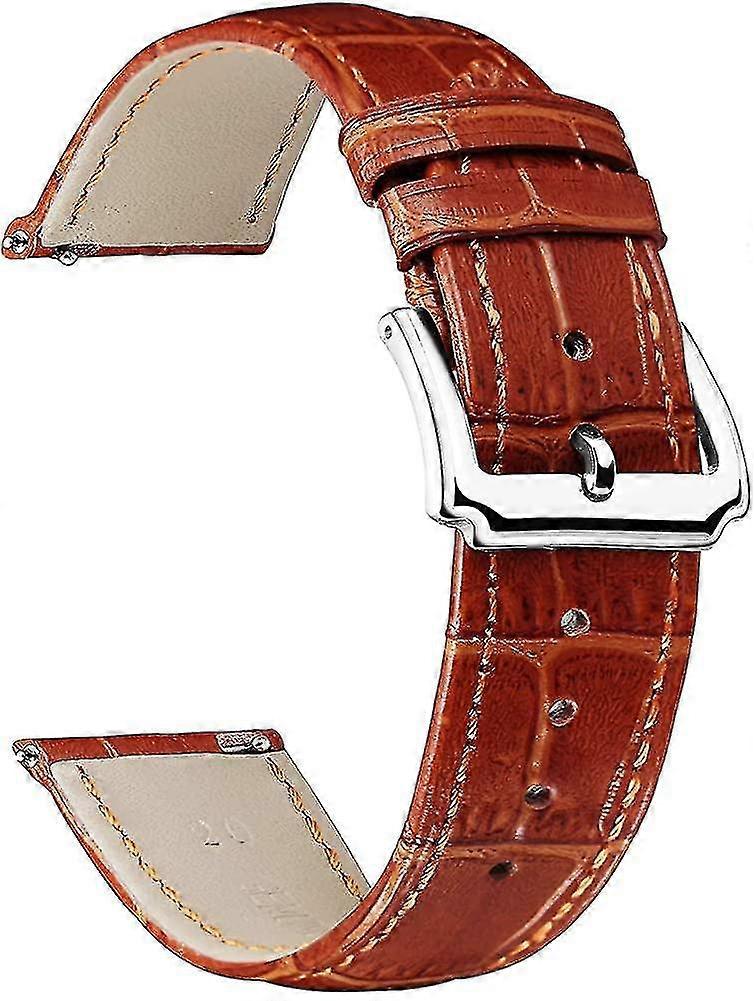 Genuine Leather Watch Bands Quick Release Leather Watch Straps Replacement