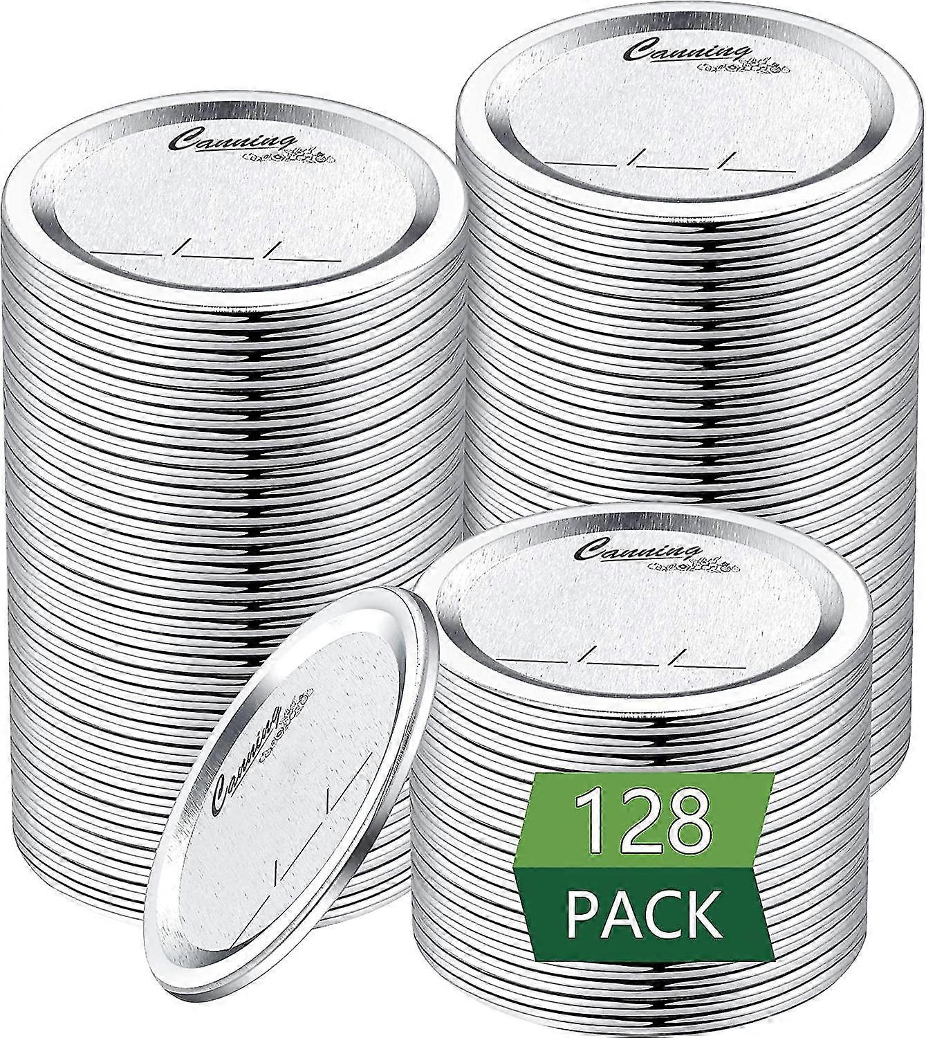 128-count, Regular Mouth Canning Lids For Ball, Kerr Jars - For Canning - Food Grade Material