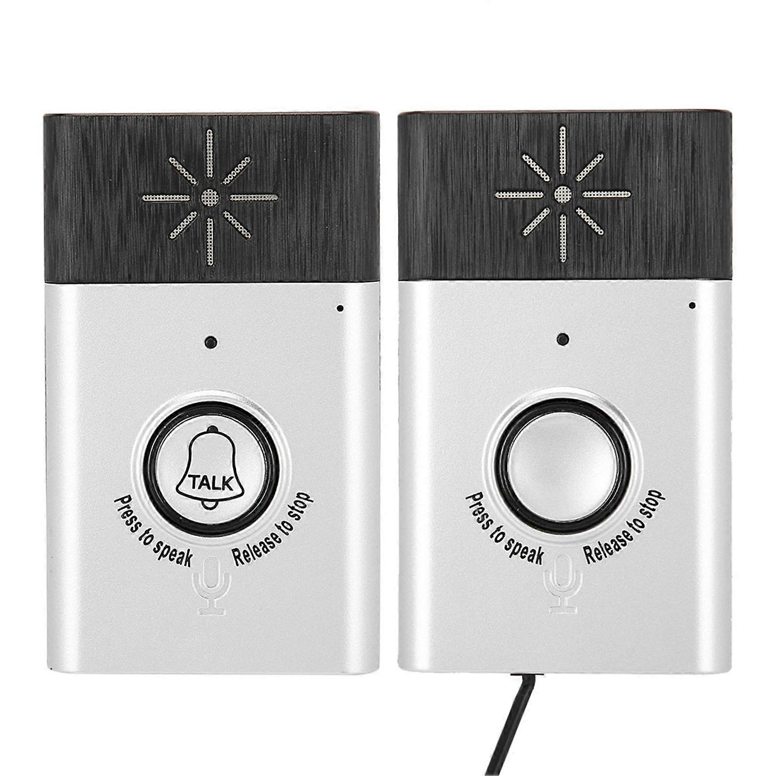 2.4GHz Mini Portable Dual Way Voice Intercom Wireless Doorbell Interphone System