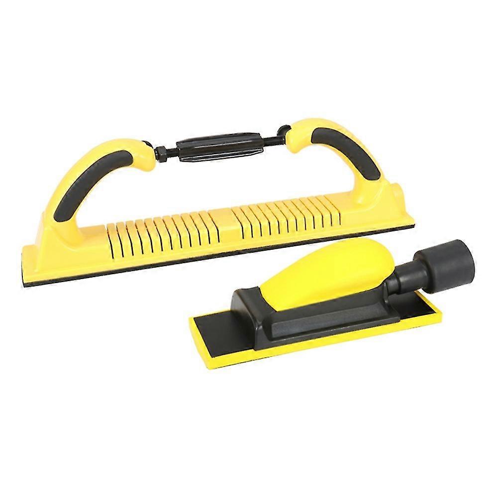 Dry Grinding Hand Push Board Car Putty Ash Hand Planer Rectangular Vacuum Arc Sandpaper Grinding As