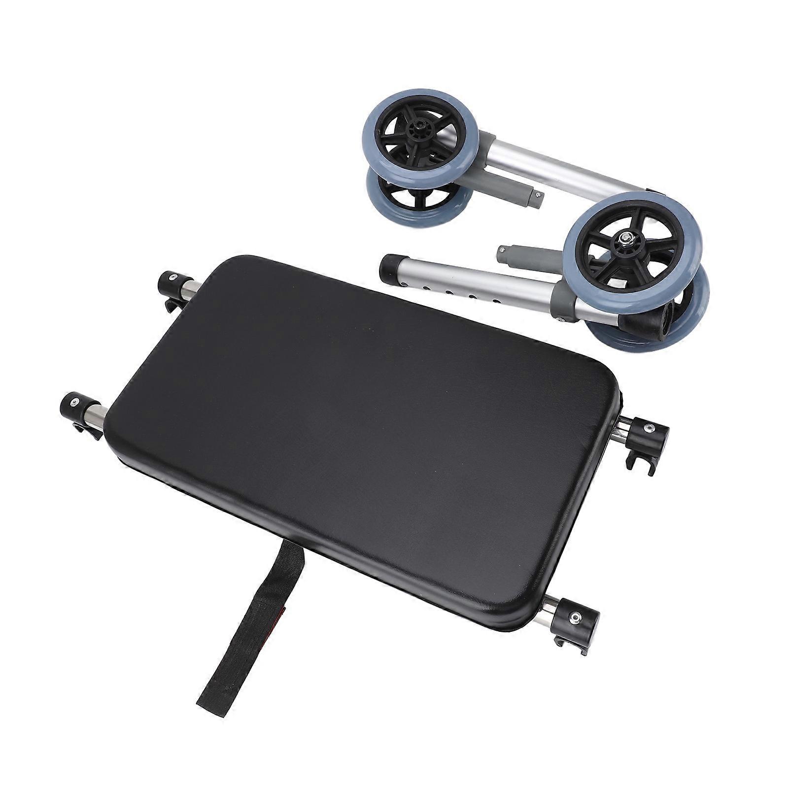 Elderly Walker Seat Wheels Set Disability Walking Aid Seat Wheels Walking Aid Accessories for Most Four Legged Walkers
