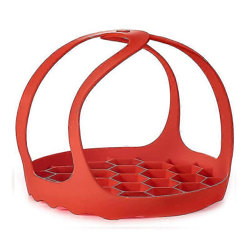 Pressure Cooker Sling, Silicone Strap Baking Pan Multi-function Pot Anti-scald Baking Pan Steam Lift Rack, Bpa Free Silicone Egg Steamer Rack