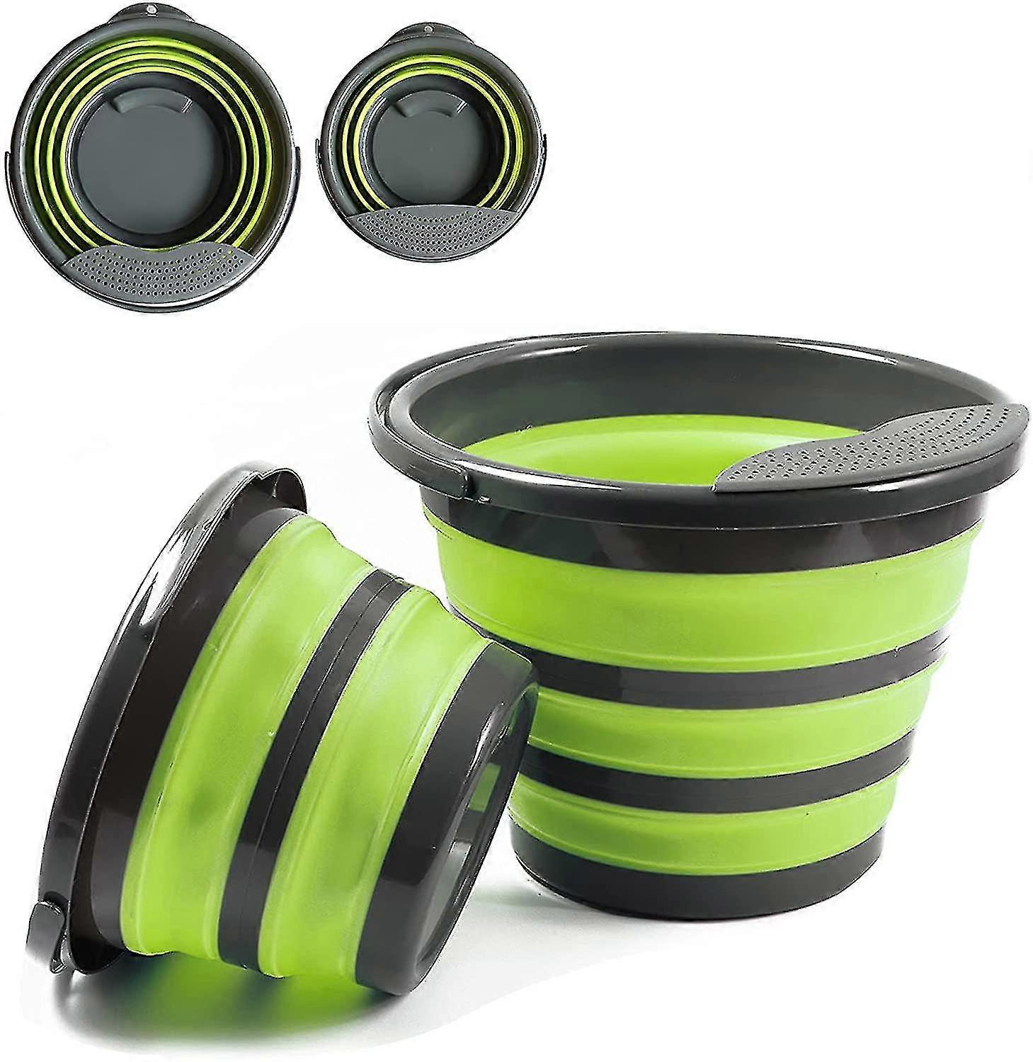 Collapsible Bucket,2 Pack Cleaning Foldable Bucket
