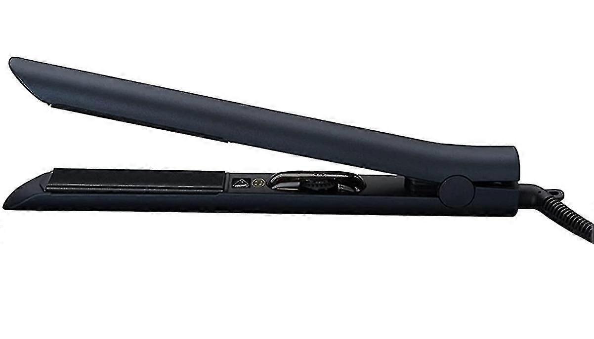 EVAGO Plancha Profesional 2 En 1, Rizador Cilíndrico, Plancha Termostática (negro)