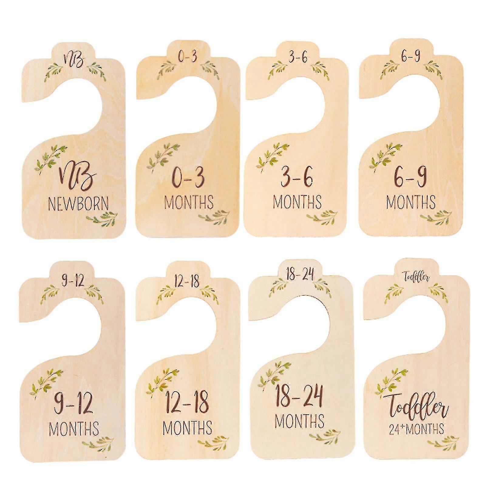 فواصل خزانة الأطفال حجم ملابس الأطفال شماعات تعليق فواصل الملابس أو الطفل من الأطفال حديثي الولادة إلى 24 شهرا