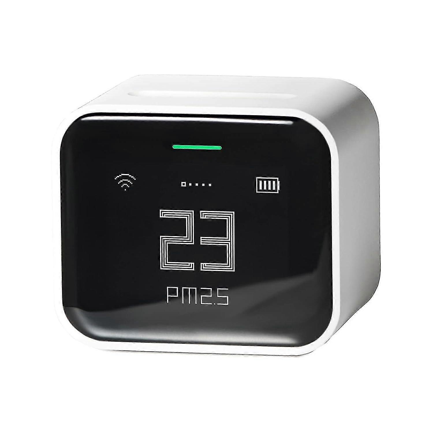 Air Monitor Lite, Apple Homekit Compatible Wi-fi Indoor Air Quality Meter Detects Home Co2, Pm2.5, Pm10, Temperature, And Humidity