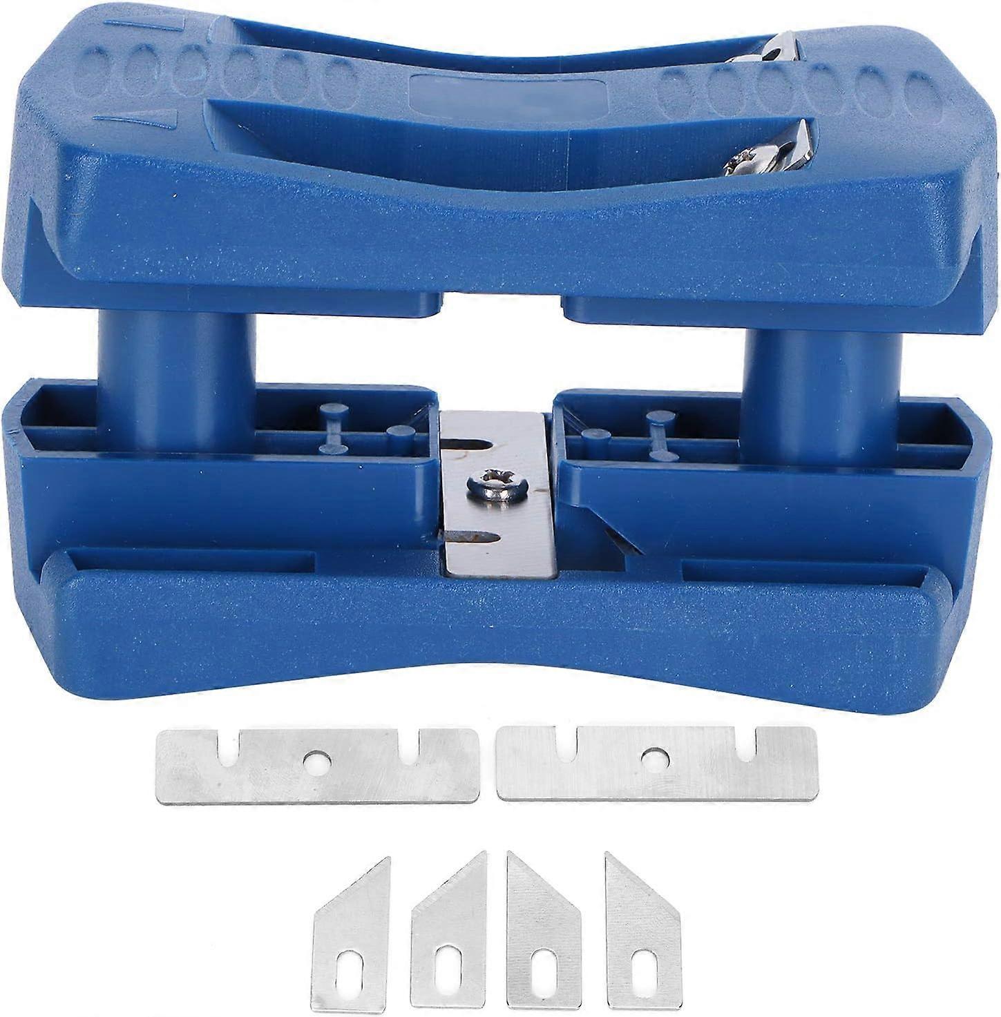 Veneer Edge Trimmer, Plastic PVC Wood Edge Banding Machine, Manual Edge Banding Machine Tail Cutting Double Edge Woodworking Tool