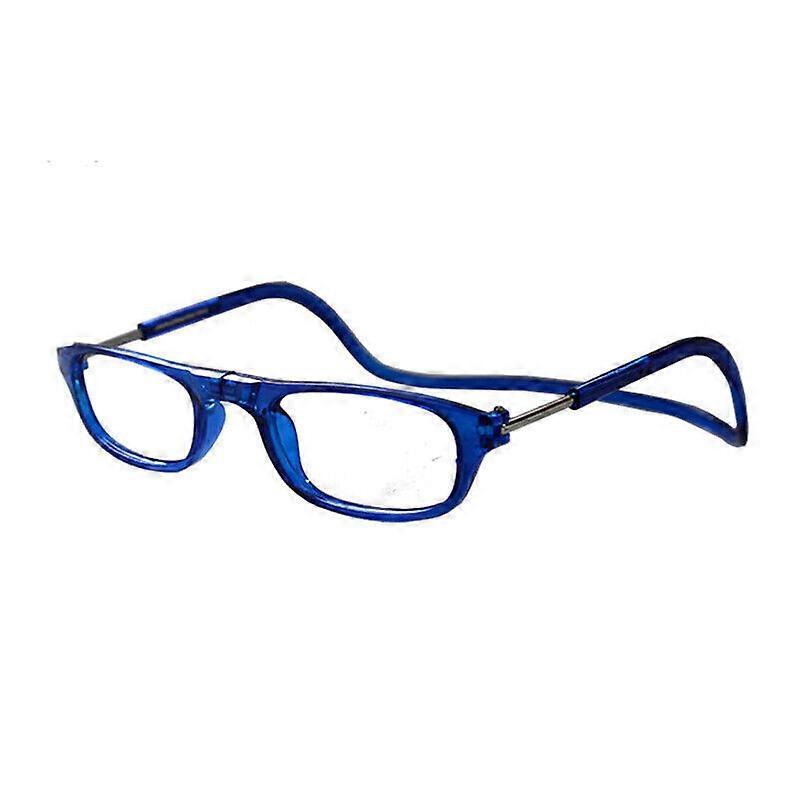 Hanging Folding Magnetic Reading Eyeglasses Glasses Front Click Connect Neck HOT