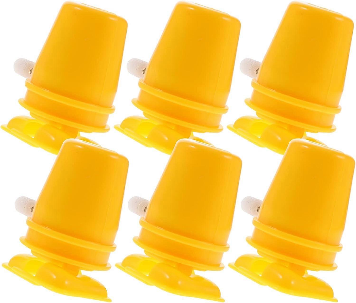 Stocking Stuffers Clockwork Toys Movement: 6pcs Wind Up Toys Part Walking Toy Fitting for Wind Up Toy Diy Craft Accessories Parts White Kids Toys