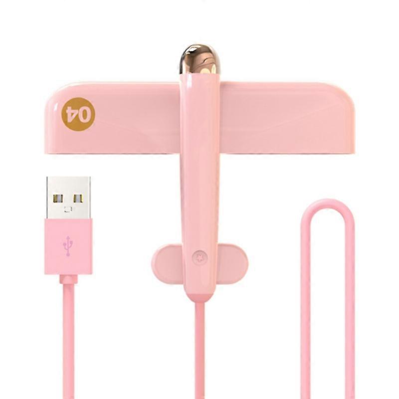 Fast Data Transfer USB Splitter 4-port USB 2.0 Hub with Airplane Pocket Shape