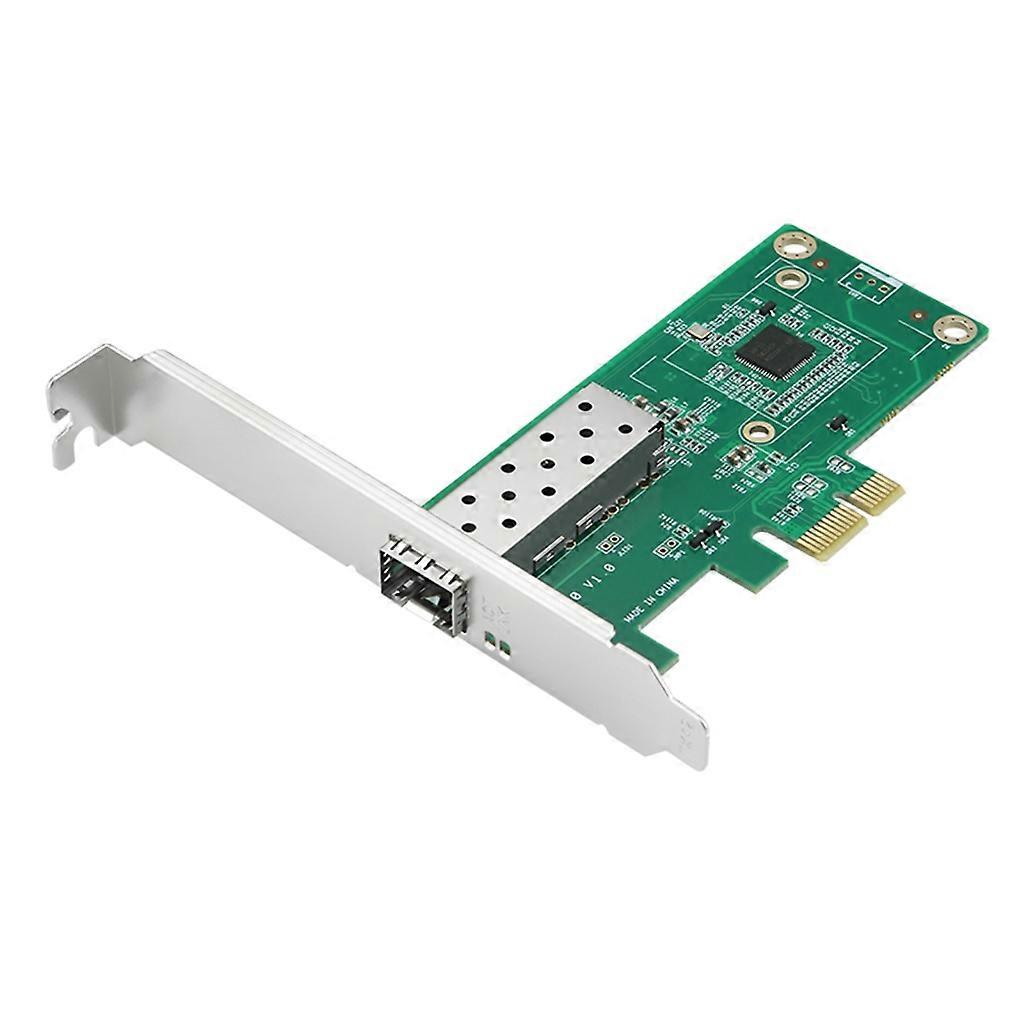 1000Mbps PCIE Networking Card Single SFP Port Controller Chip PCIExpress