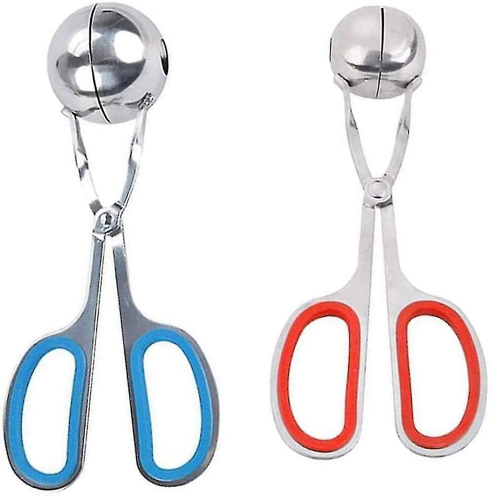 Meatball Scoop Non Stick Stuffed For Meat Ball Shaper Spoon(2pcs, Multicolor)