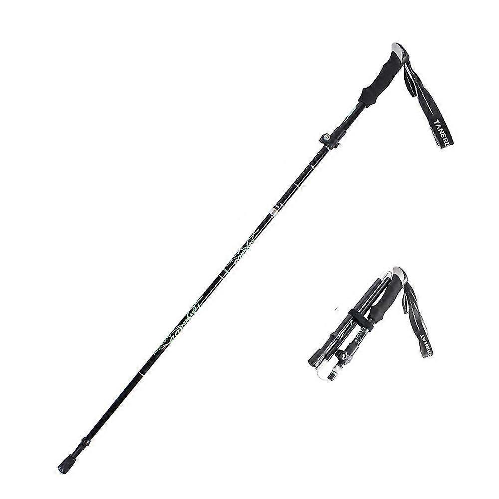 5-Section Outdoor Fold Trekking Pole Camping Portable Walking Hiking Stick