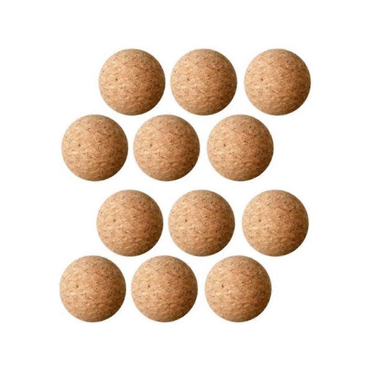 12pcs Wine Stopper Cork Wine Stoppers Stopper Wooden Decanter Top Round Ball Mini Replacement Tool
