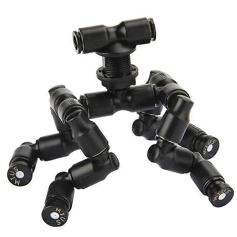 Fogger Mist Sprinkler Rainforest Tank 360 Adjustable Aquarium Aquatic Pet Cooling System,b