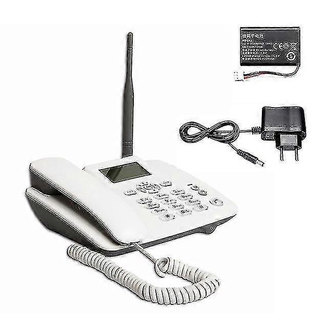 Fixed Wireless Phone 4g Desktop Telephone Support Gsm 850/900/1800/1900mhz Sim Card Cordless Phone With Antenna Radio Clock
