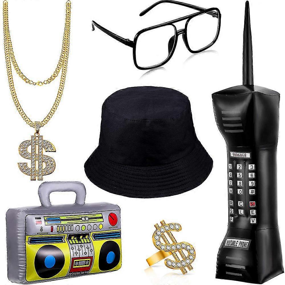 Feestoutfit Voor Halloween Carnaval Set Van 5 Hip Hop Kostuums Uit De