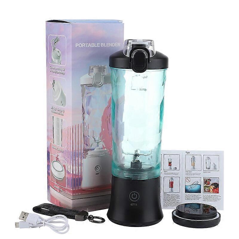 Portable Smoothie Blender Electric Ice Crush Vegetables Juice Mixer 600ml 6 Blades Juicer Cup for Outdoor Travel Fruit Juicers Kitchen Utensil Sets