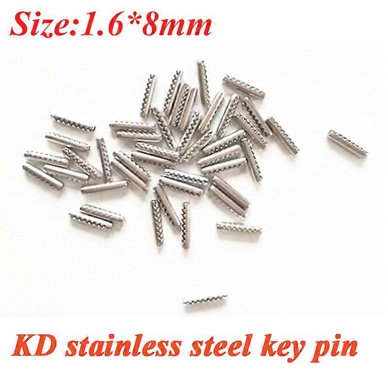 1.6mm diameter Xhorse KEYDIY remote Flip key blade split pin stainless Steel with wave teeth