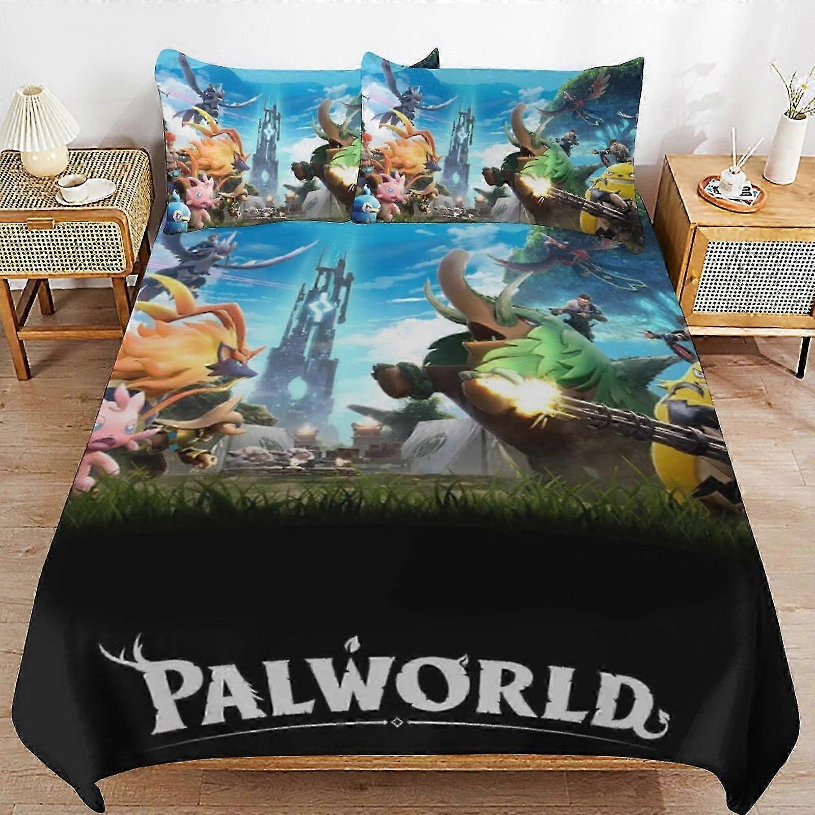 o900 ملاءات سرير طقم لحاف بال ورلدطقم أغطية لحاف 3 قطع فراش ناعم لجميع الفصول (1 غطاء لحاف و 2 غطاء وسادة) ملاءات سرير fg900