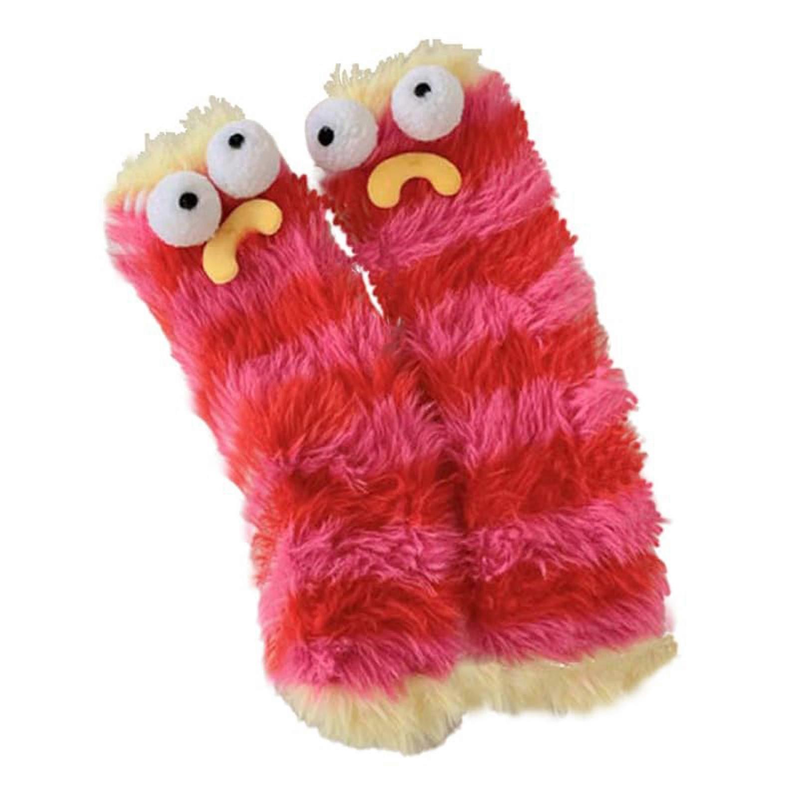 Fuzzy Animal Socks, Winter Soft Sleeping Christmas Socks,100% New