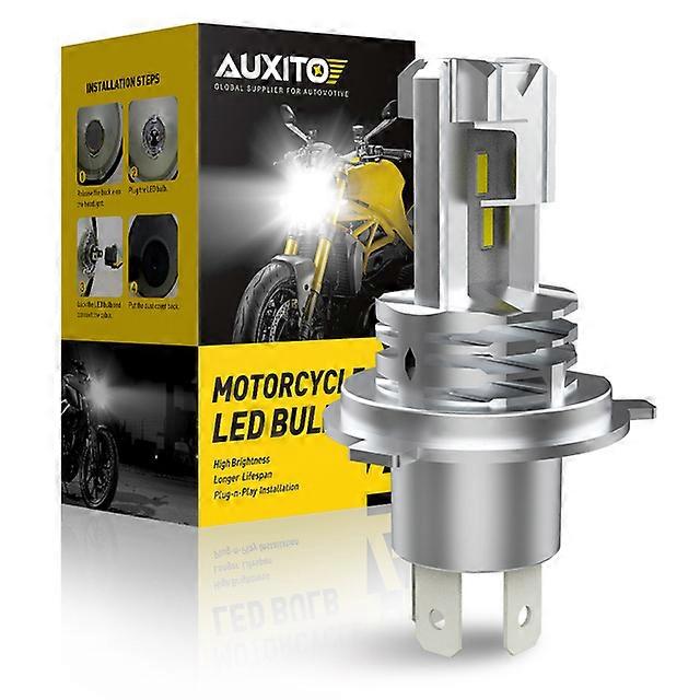 1Pcs H4 LED Headlight Bulb CSP Fanless for Car Motorcycle H4 9003 HB2 LED Hi/Lo High and Low Beam Motorbike Headlamp 12V