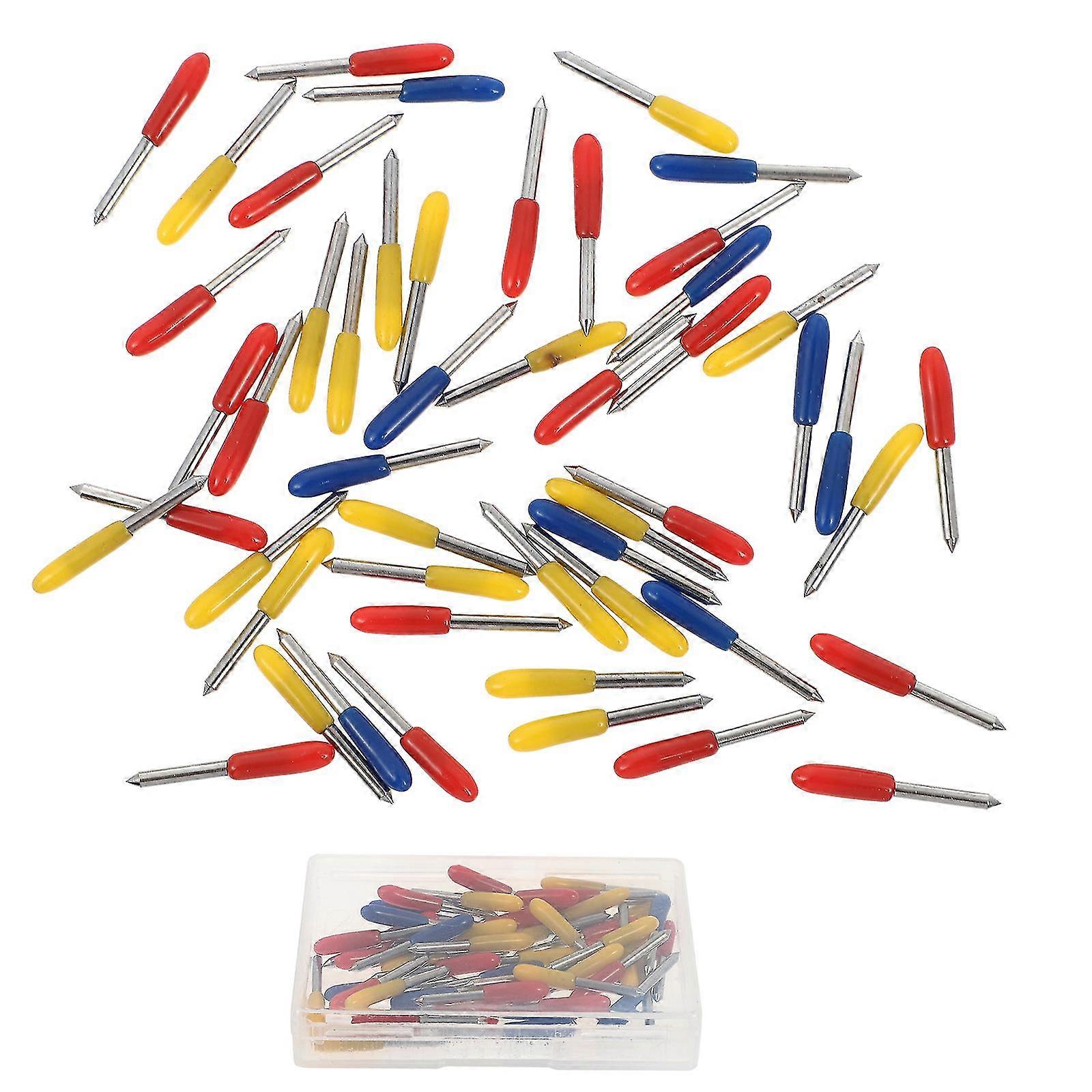 50 Pcs PC Tools Vinyl Cutter Machines Needle Plotter Cutter Blades Lettering Cutting Tools Z