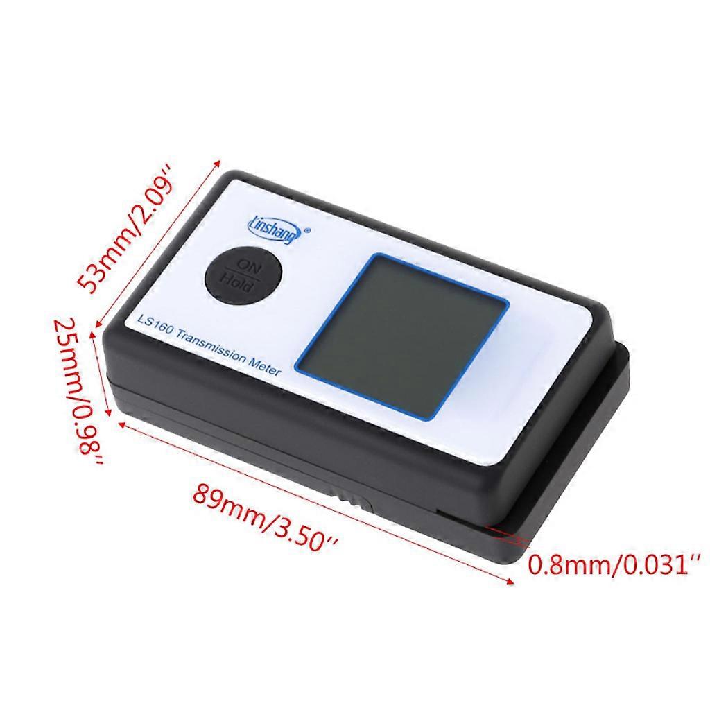 Window Tint Meter Tester Solar Film Transmission Meter UV IR VLT Rejection