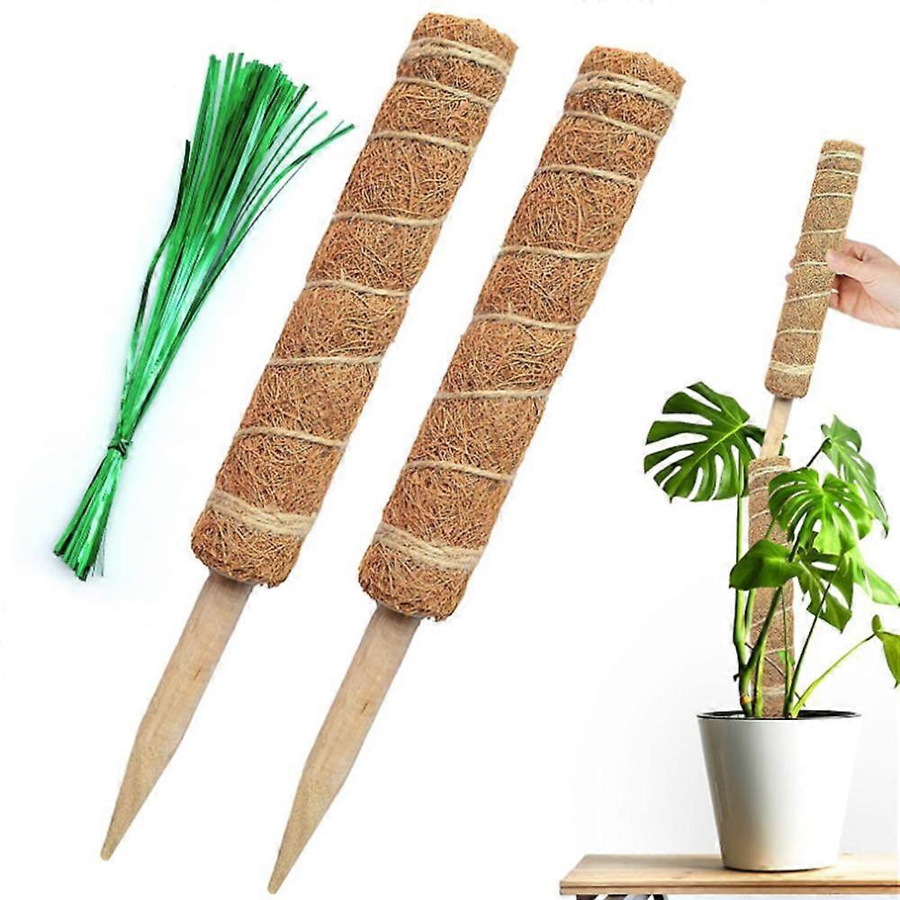 2 st mossstänger för klätterväxtstöd, växtstång (40 cm)