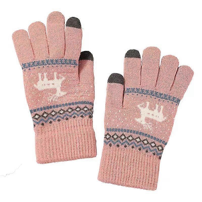 1 pair of winter gloves, unisex windproof warm gloves