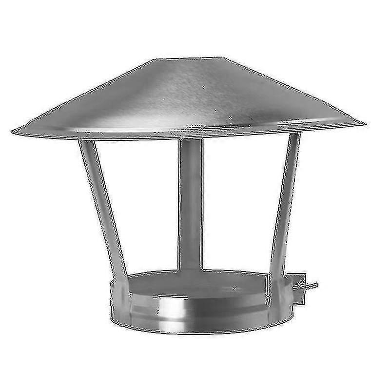 Stainless Steel Chimney Flue Cowl Pipe Rain Cover Protector Cap Ending 60-250mm LGDV