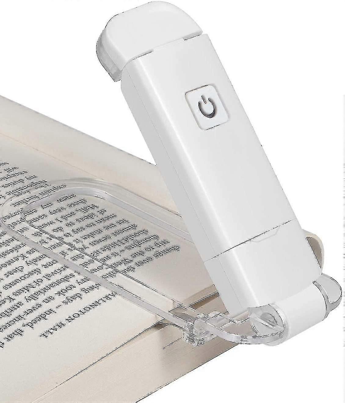 Reading Light, Book Light Clip On Book, Led Reading Light With Usb Rechargeable, Brightness Adjustable For Eye Protection Starlight-MXBC