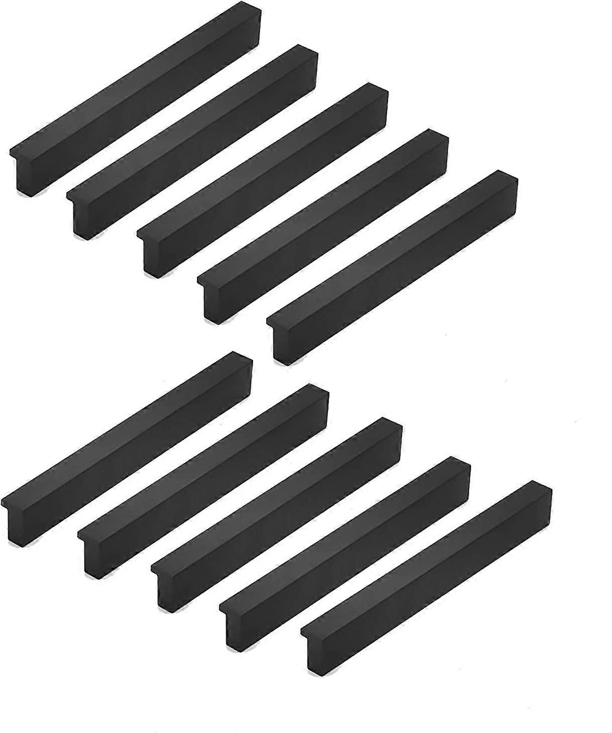 10x 90 L Door Knobs, 96mm, Aluminum