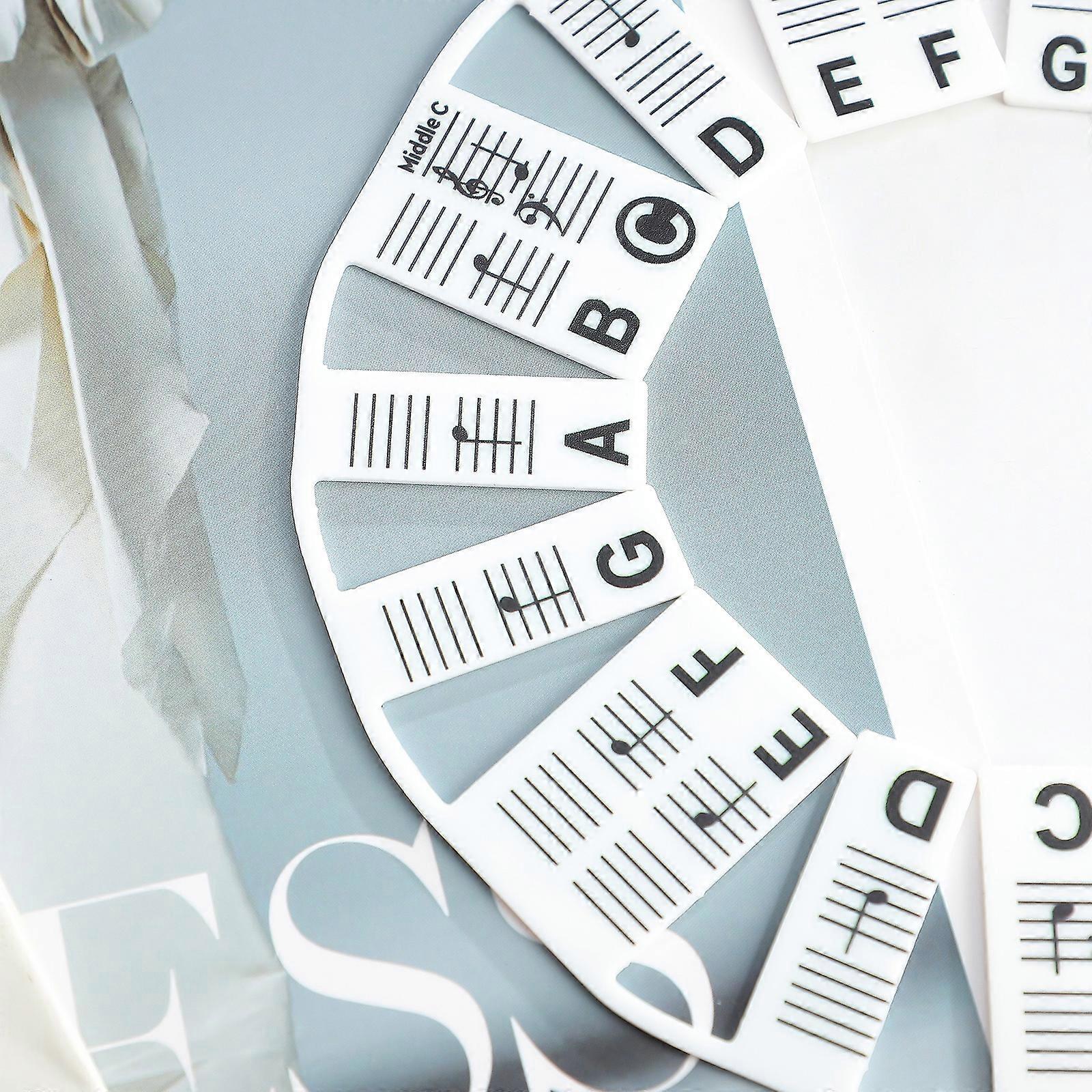 Full Size Silicone Piano Notes Guide for Beginners, Detachable 88 Keys Keyboard (Black)