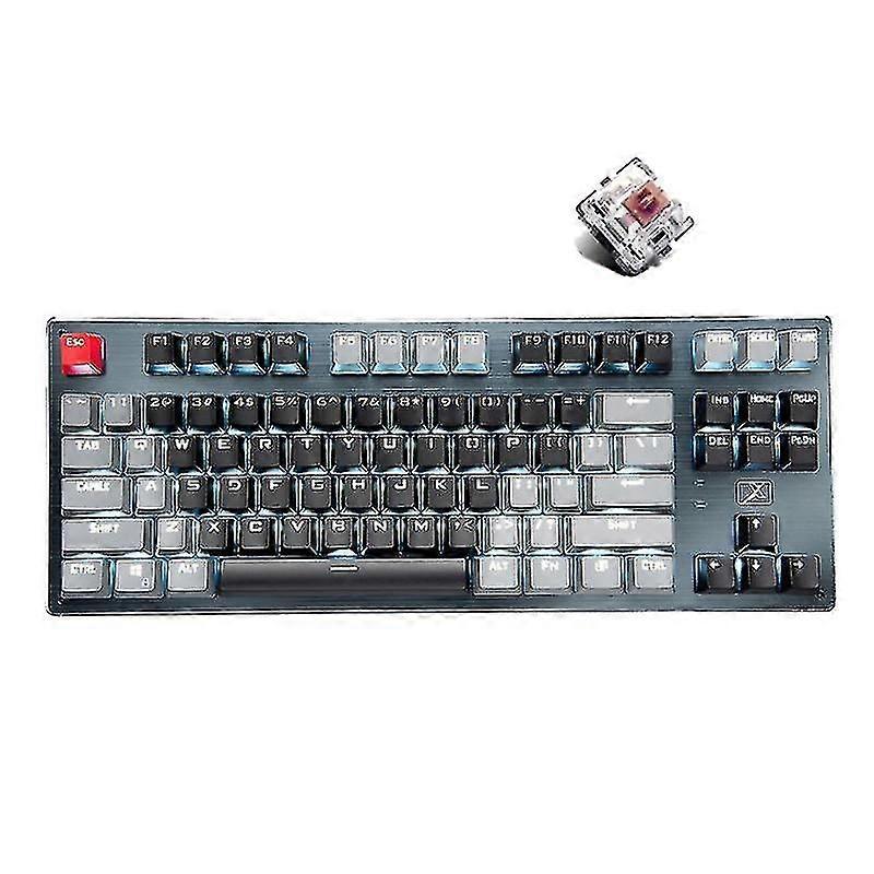 87-key Bluetooth-compatible Mechanical Keyboard Wired Wireless Bluetooth-compatible Three-mode Tablet Phone Computer