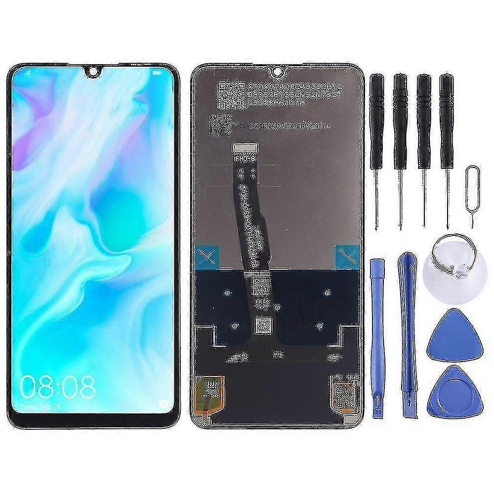 Für Huawei P30 Lite Display Full LCD Unit Touch Teil Reparatur Schwarz Neu