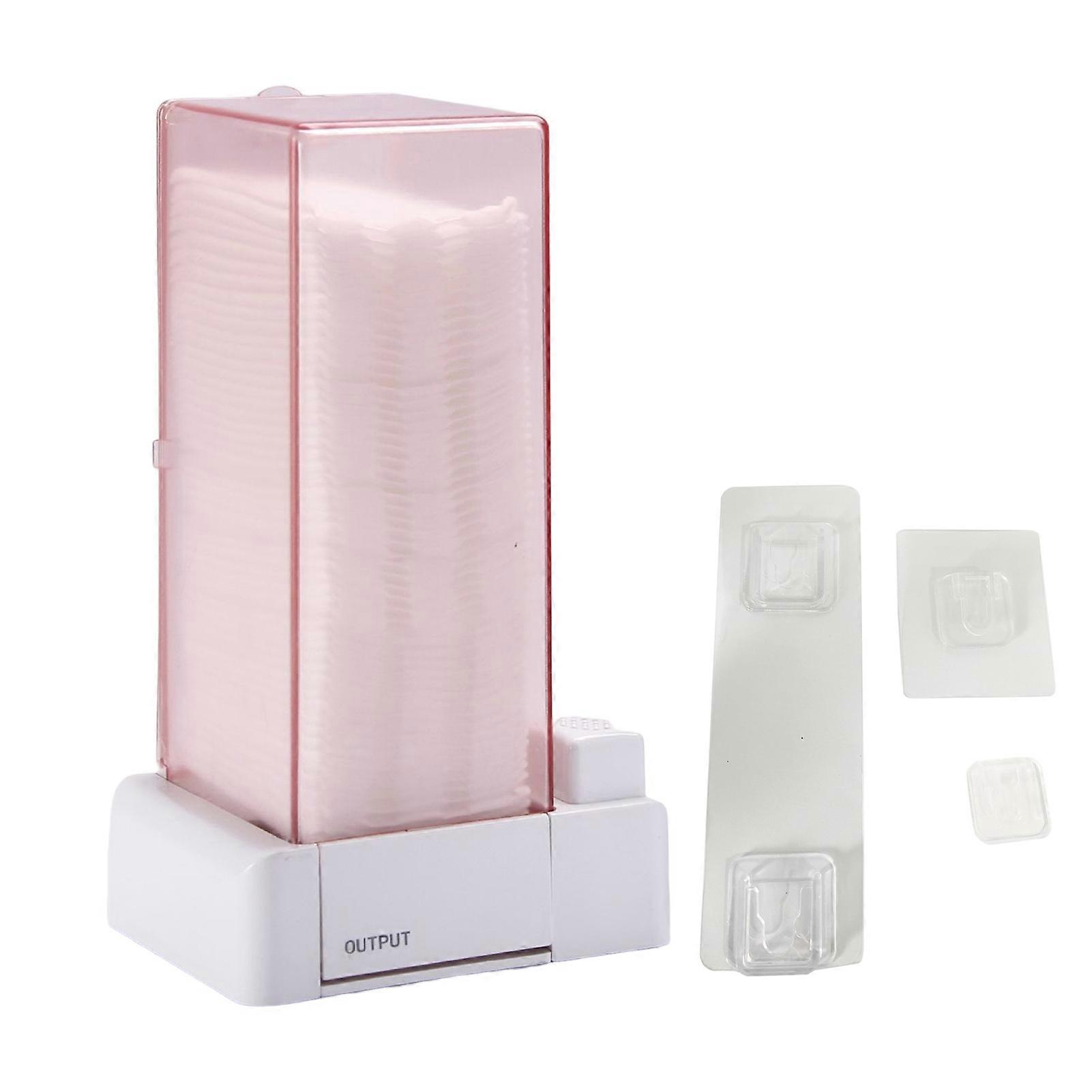 Storage Box Detachable Dust-proof Rectangular Reusable Plastic Auto Cotton Pad Dispenser Household Supplies