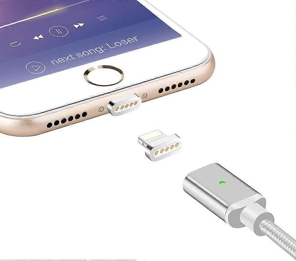 2pcs Lightning Magnetic Adapter Magnetic Replacement Plug-Without Cable