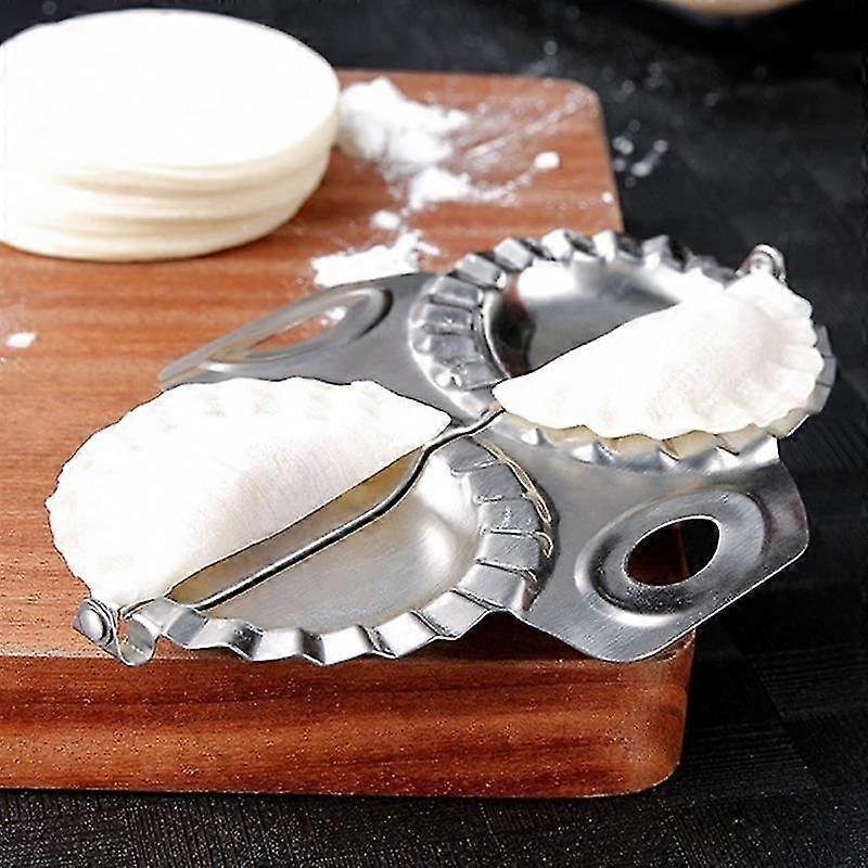304 διπλό επικεφαλής dumplings καστατελών ανοξείδωτου κατασκευαστής/φόρμα περιτυλίγματος ζυμαρικών Diy