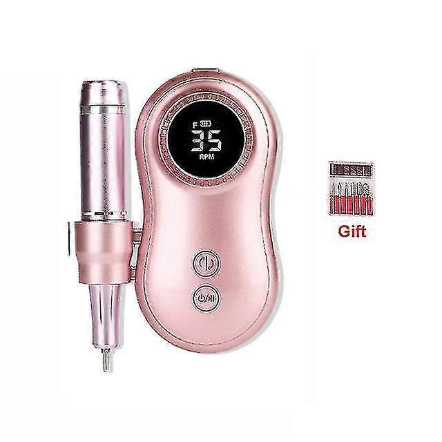 Naiwang Electric Nail Drill Machine 35000rpm Built-in 2600mah Battery Portable Nail Polisher Grinding Device Nail Tool 10 Hours Of Use