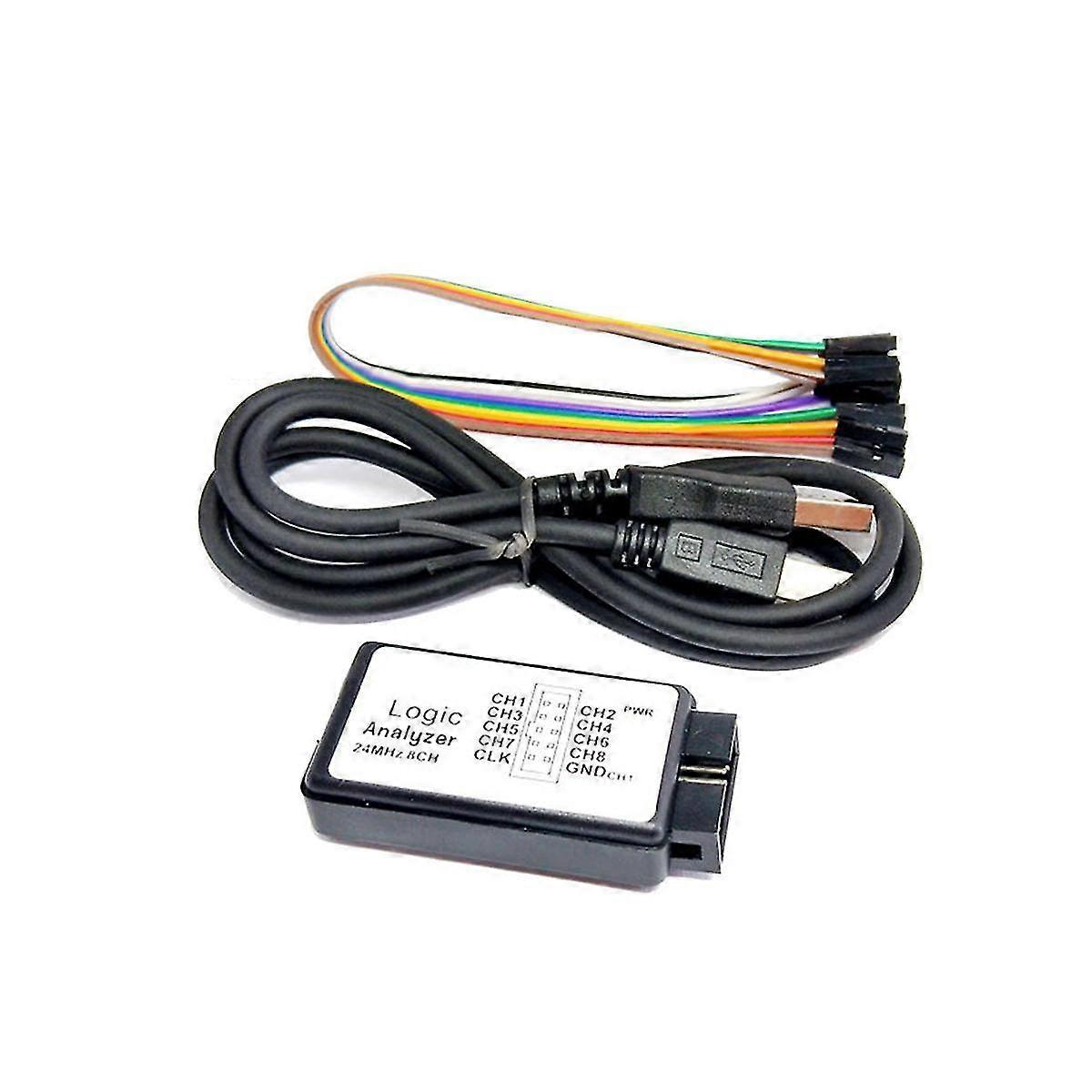 Analyzer Usb 24m 8ch Microcontroller Arm Fpga Debug Tool 24mhz, 16mhz, 12mhz, 8mhz, 4mhz, 2mhz