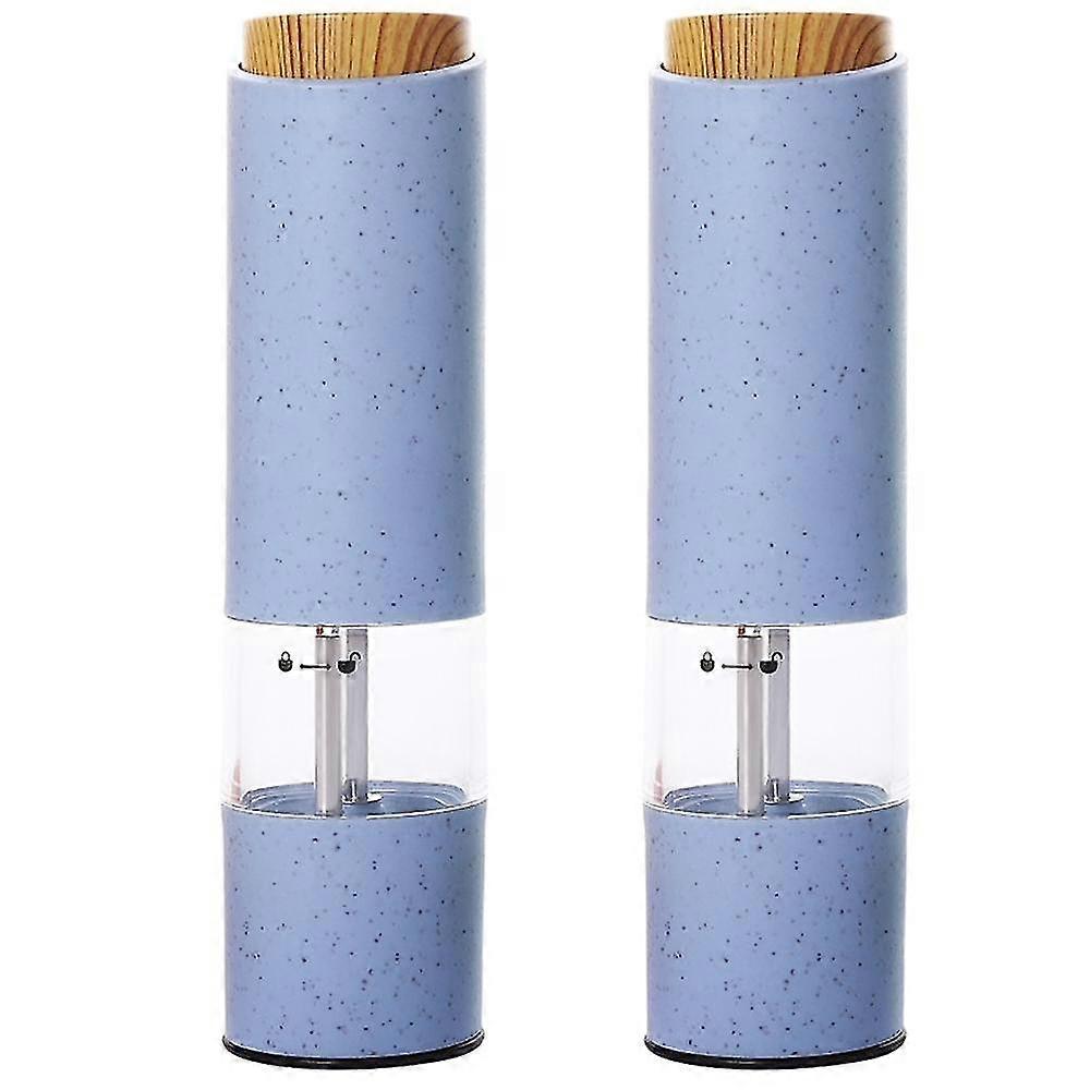 2pcs Electric Salt And Pepper Grinder Set  Battery