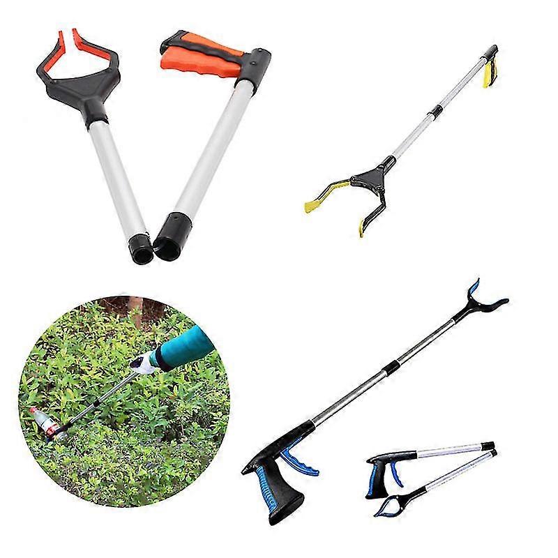 Metal Tube Durable Folding Fetcher Picker Garbage Folder Sanitary Folder Fetcher Grabber Reacher Tool Grabber Reacher For Elderly